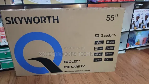 Skyworth 55-Inch 4K QLED+ Google TV - 1