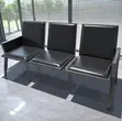 3-Seater Leather Reception Bench - 3