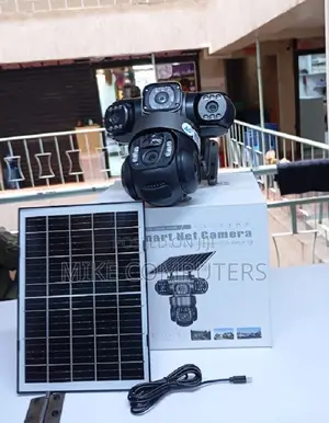 4G Triple Lens 6MP Outdoor Solar CCTV Camera