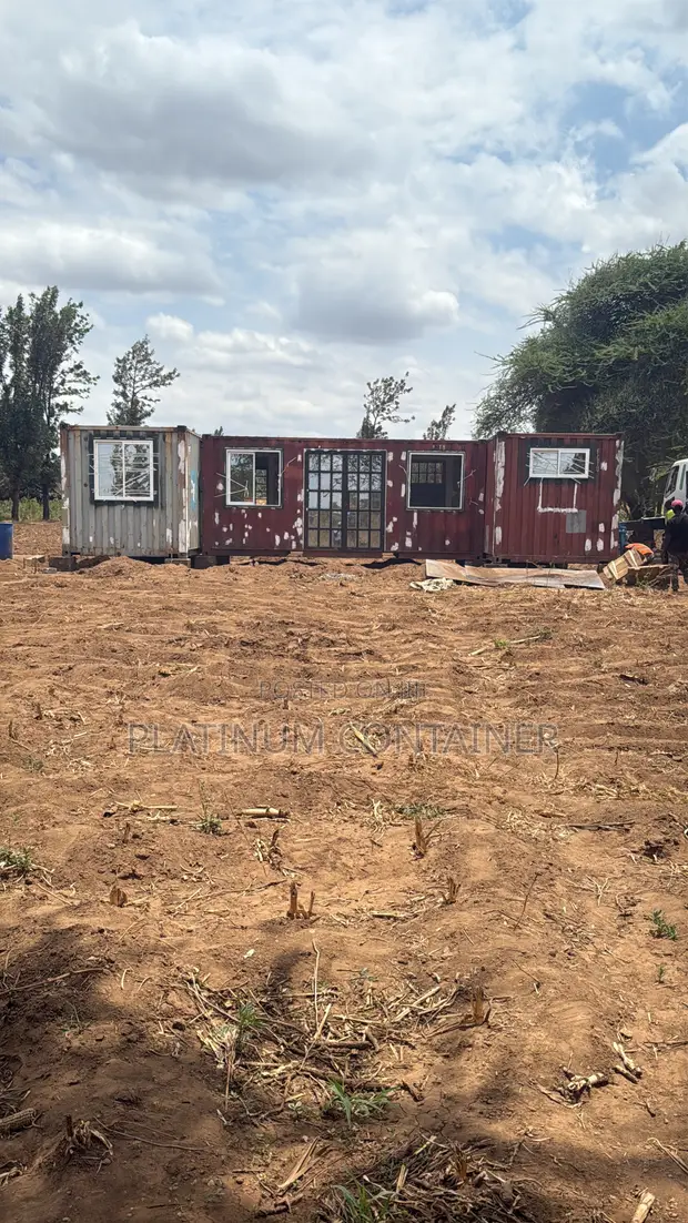 20ft Container House with Makuti Roofing - 1