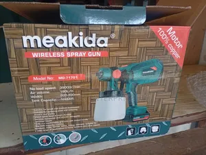 Meakida Cordless Spray Gun Machine with 2 Batteries