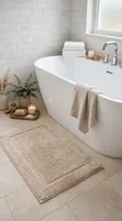 King Brand Flocking Bath Mats - Brand New - 1