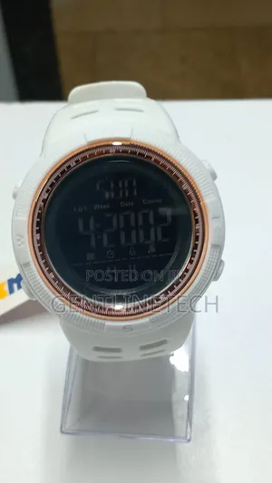 Skmei White Digital Watch