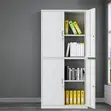 4-Door Lockable Office Storage Cabinet - 3