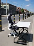 Metallic Office Table & Ergonomic Design Chair - 2