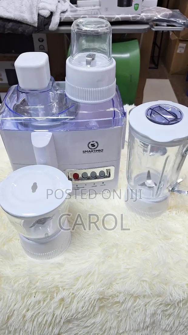 4-in-1 Food Processor with Glass Jars - 1