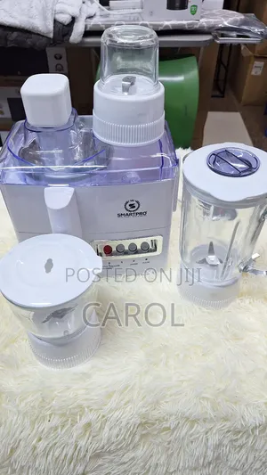 4-in-1 Food Processor with Glass Jars
