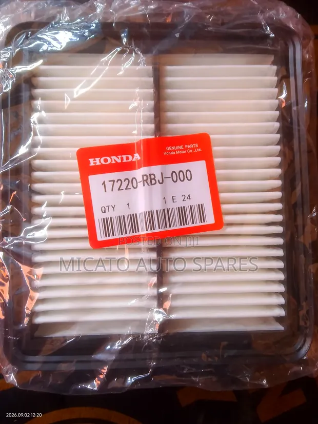 Genuine Honda Air Filter 17220-RBJ-000 - 1