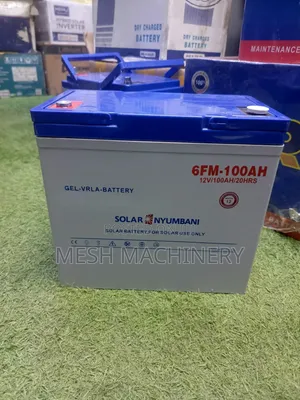 Nyumbani Solar Gel Deep Cycle 100Ah 12V Battery