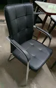 Boss Office Products Leather Waiting Chair - 1