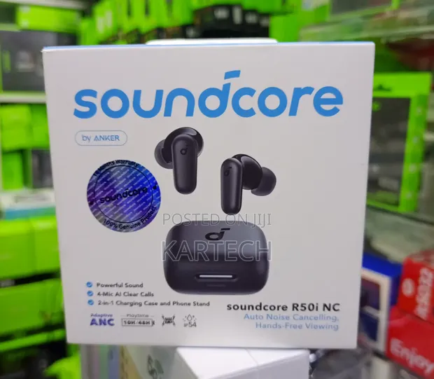 Soundcore R50i NC Bluetooth Earbuds with Charging Case - 1