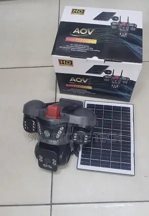 AOV V380Pro Triple Lens 4G Solar CCTV Camera