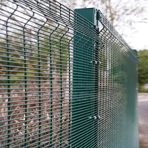 Clear Anti-Climb Security Fence