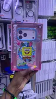 SpongeBob Transparent Protective Case for iPhone 17 Pro Max - 1