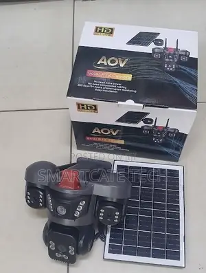 Triple Lens V380 4G Solar CCTV Camera with Night Vision