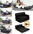 Bestway 2-Seater Inflatable Pullout Sofa with Manual Pump - 1