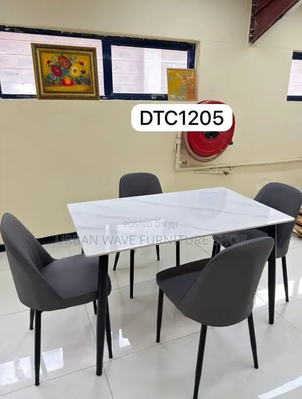 Brand New Rectangular Dining Table Set (Seats 4) - 1