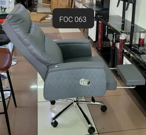 Executive Chair with Footrest - Brand New