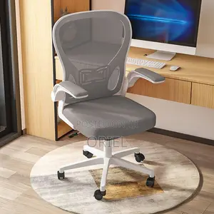 Gray Adjustable Mesh Staff Office Chair