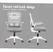 Gray Adjustable Mesh Staff Office Chair - 5