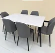6-Seater Large Family Dining Table Set - 1