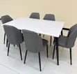 6-Seater Large Family Dining Table Set - 2
