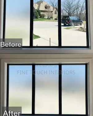 Premium Frosted Window Film - Privacy & Decorative Glass Film
