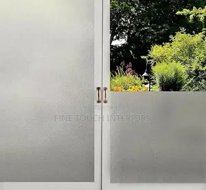 Window Privacy Film – Frosted Glass Sticker for Home & Office