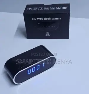 Alarm Table Clock Hidden Spy Camera