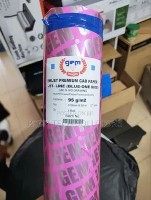 Karatasi ya Inkjet CAD 610mm x 50m Bluu