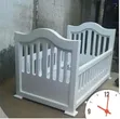 3x6 Hardwood Baby Cot - High Quality & Durable - 3