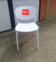 Brand New Plastic Chairs (White) - 2