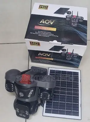 AOV V380 4G Triple Lens Solar CCTV Camera