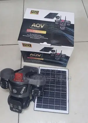 V380 Pro Triple Lens AOV 4G Solar PTZ CCTV Camera