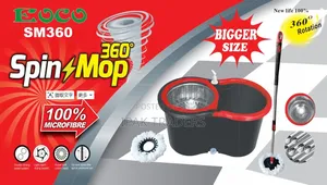 Ecco Spin Mop System - Large Capacity, Microfiber