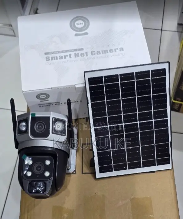 V380Pro 4G Solar Dual Lens PTZ CCTV Camera - 1