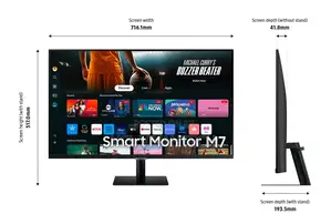 Samsung Smart Monitor M7 (M70d) 32-inch 4K UHD