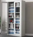 GE Full Glass 2-Door Steel Filing Cabinet - White - 4