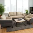Seti ya Sofa ya Ofisi ya Ngozi ya Viti 5 Iliyoagizwa - 2