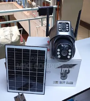 Dual View 4MP PTZ Solar CCTV Camera