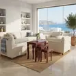 Executive Triplet Coffee Table for Home Office Meetings - 4