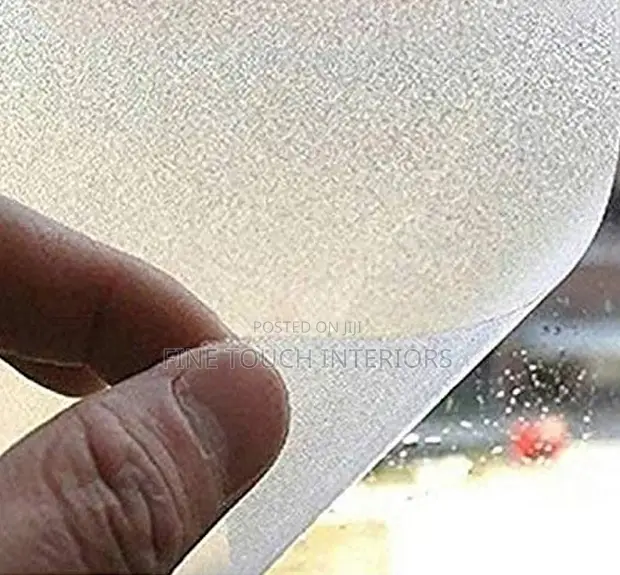 Modern Frosted Window Film - Privacy Glass Sticker - 1