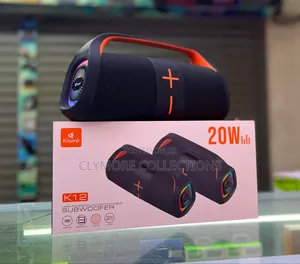Kisonli K12 20W Wireless Bluetooth Speaker with RGB LED