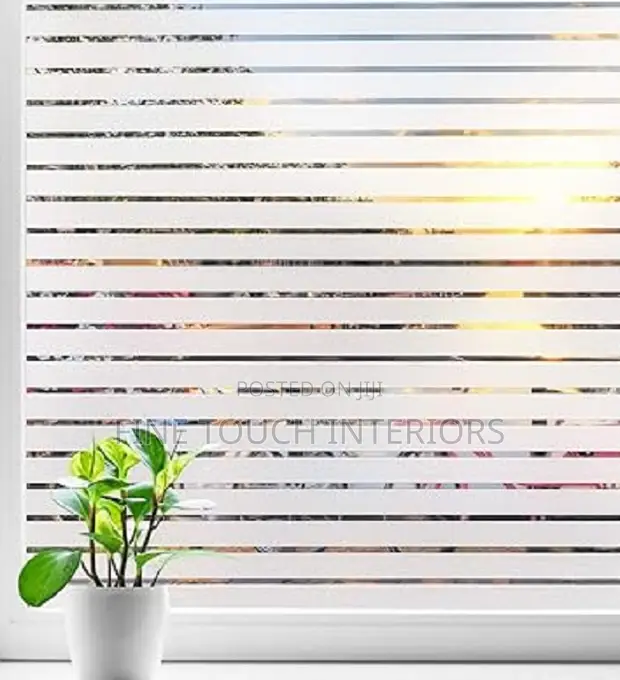Frosted Window Film Roll - Glass Privacy & Decoration - 1