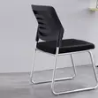 Office Chair: Mesh + Fabric Visitor Chair - 2