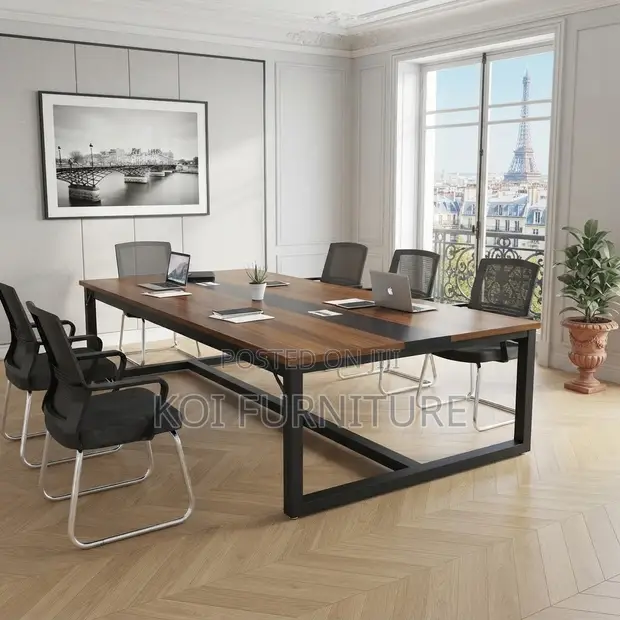Brown Boardroom Conference Table - 1