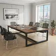 Brown Boardroom Conference Table - 1