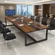 Brown Boardroom Conference Table - 2