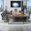 Brown Boardroom Conference Table - 3