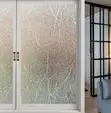 Frosted Glass Privacy Film - Stylish Window & Door Covering - 2
